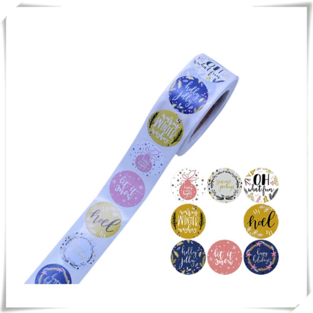 ❤️5/$15💚 Christmas Design Assorted Stickers for Gifts Packages Envelopes